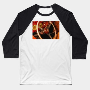 1938 Ford V8 Art Deco Wheel Baseball T-Shirt